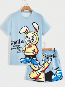 T-shirt pour hommes en Europe et aux États-Unis Short Printemps Été Impression de motifs 3D Taille personnalisée Vente en gros de haute qualité - Product Image 6