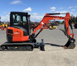 รถขุดขนาดเล็ก Kubota รถขุดผลิต U35-4และวัสดุที่ใช้เครื่องจักรพร้อมส่ง - Product Image 4