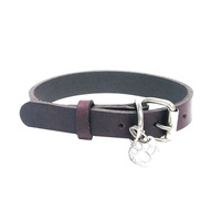 Collier pour chien uni personnalisé de luxe, tactique, robuste, en PU végétalien, populaire, pour l'extérieur, en cuir véritable, pour animaux de compagnie