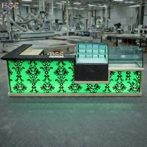 Barra de café de alta calidad, diseño personalizado de fábrica, cambio de Color, luz iluminada, mármol acrílico, <span class=keywords><strong>con</strong></span> Led - Product Image 4