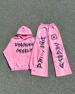 À la mode High Street Prix Compétitif Hommes Survêtement Empilé Poids Lourd Conception Personnalisée Hommes Survêtement - Product Image 5