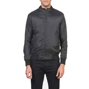 Chaqueta Bomber Cortavientos Ligera con Logotipo Frontal de Lona Impermeable Informal para Hombre, Precio al por Mayor, 100% Poliéster - Product Image 1