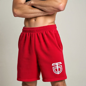 Pantalones cortos de lana de algodón para hombre, suaves y cómodos, con logotipo personalizado, ropa informal, deportiva, ligera, cálida y transpirable - Product Image 1