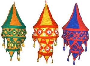 Lanterne en tissu pour les décorations | Deepawali | Décoration de Noël - Product Image 3