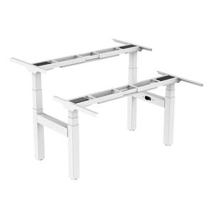 HERD-2300H Flexi 2-Person Height-Adjustable Table Base Modern Minimalist Design Dual <b>Foldable</b> <b>Office</b> <b>Desks</b> for Bedroom <b>Office</b> - Product Image 1