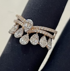 แหวนเพชรทำด้วยมือธรรมชาติที่มีการตัดที่ยอดเยี่ยมและบุคคลที่สามได้รับการรับรองในทองคำ14K 18K สำหรับการหมั้นและของขวัญ - Product Image 5