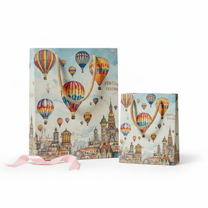 ถุงกระดาษเคลือบลามิเนตหรูหราแบบกำหนดเอง เป็นมิตรกับสิ่งแวดล้อม ย่อยสลายได้ ผิวด้าน สำหรับร้านขายเสื้อผ้า บรรจุภัณฑ์ของขวัญ และการตกแต่ง - Product Image 2