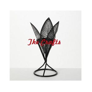 Porte-bougie en fer noir pour la maison et les événements, usage décoratif, taille et forme personnalisées, porte-bougie de mariage - Product Image 2