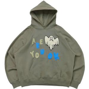 Sudadera de algodón de gran tamaño para mujer, nuevo diseño, ropa informal transpirable sólida, logotipo frontal impreso, técnicas para sudaderas con capucha, sudaderas - Product Image 4