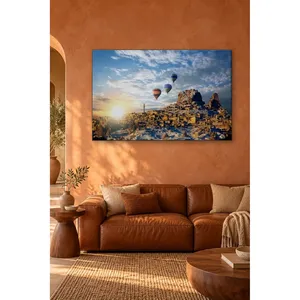Impression sur toile de montgolfières Fida au-dessus d'Uçhisar, Cappadocia - Product Image 3