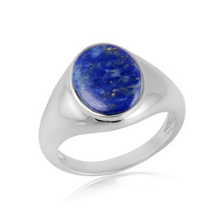 Anillos de moda al por mayor Plata de Ley 925 malaquita multicolor anillo de piedras preciosas listo stock precio barato - Product Image 5