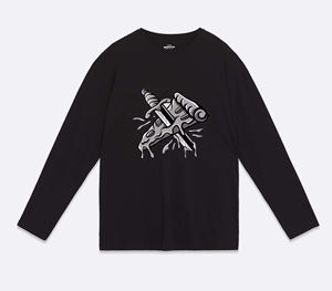 Camiseta Deportiva Personalizada para Hombre, Cuello Redondo, Estilo Formal, Impresión Puff, Diseño Sólido, Holgada, Transpirable, de Punto, Secado Rápido - Product Image 5