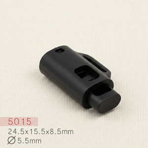 Vente en gros usine – Bloque-cordon en plastique ABS sans nickel, à trou simple/double, avec ressort, pour sacs et vêtements - Product Image 5