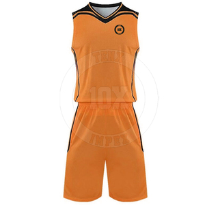 Uniformes de basket-ball de qualité supérieure uniformes de basket-ball uniques de couleur personnalisée uniformes de basket-ball en polyester - Product Image 1