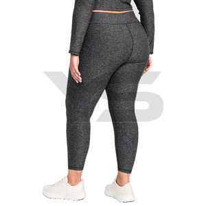 Gran oferta de pantalones de Yoga para mujer con logotipo personalizado, mallas elásticas de Spandex de alta calidad para entrenamiento de gimnasio, nuevo diseño transpirable - Product Image 4