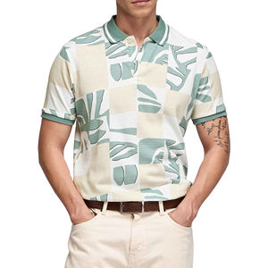 Manga corta de algodón suave para hombres para Polos Ropa informal transpirable Bordado personalizado Suministro directo de fábrica OEM Pedido al por mayor - Product Image 1