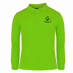 Camisetas de polo de golf de precio barato para hombre con cuello vuelto con diseño clásico personalizado para ropa de manga completa - Product Image 1