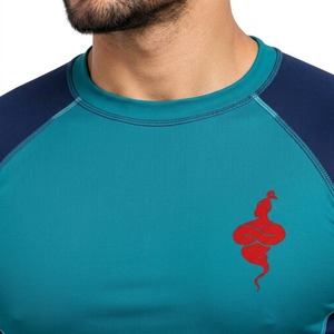 Vêtements de sport, entraînement, fitness, course à pied, cyclisme, surf, gym, activités, chemise de compression athlétique à manches longues pour hommes - Product Image 6