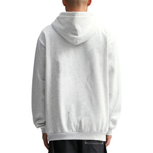 เสื้อฮู้ดผ้าฟลีซสำหรับผู้ชายผ้าคอตตอน100% แห้งเร็วเสื้อสวมหัวมีฮู้ดใส่วิ่งโลโก้ได้ตามต้องการสำหรับฤดูหนาว - Product Image 4