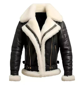 Chaqueta de Invierno para Hombre al por Mayor, Estilo Urbano, de Cuero PU, Impermeable, Transpirable, con Forro de Poliéster, Suministro OEM - Product Image 2