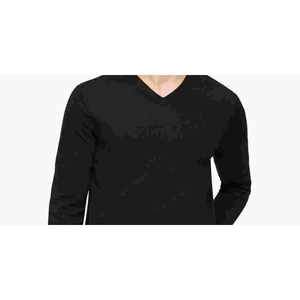 Maglione Calvin Klein da Uomo, Taglia XS, Collo a V in Lana Merino, Manica Lunga, Colore Antracite, con Logo e Stampa, Fornitura ODM - Product Image 2