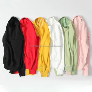 ผู้ผลิตเสื้อผ้าบุรุษสีดำพิมพ์ลายตามสั่ง เสื้อสเวตเชิ้ตปักลาย และเสื้อสเวตเชิ้ตโอเวอร์ไซส์ทรงวินเทจคอกลมสำหรับผู้ชาย - Product Image 2