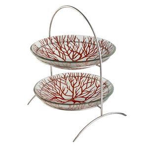 Décoration de fête Décoration de mariage ou d'anniversaire Décoration de gâteau Support de service gravé à la main Support de gâteau décoratif en métal - Product Image 6