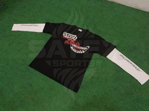 T-shirts à manches longues pour hommes, coupe classique, 100% coton, écologiques, à séchage rapide, impression personnalisée - Product Image 3