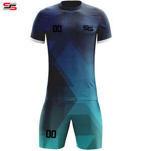 Camiseta de fútbol personalizable Camiseta de fútbol personalizada Kit de uniforme de entrenamiento de poliéster duradero Uniforme de fútbol - Product Image 3