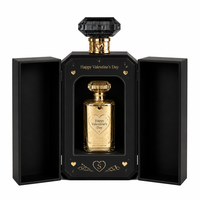 Boîte cadeau de beauté en forme de flacon de parfum rose, boîte de rangement cosmétique à 14 tiroirs, emballage pour la Saint-Valentin