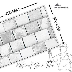 Revêtement mural en céramique imperméable mat Carreaux de pierre d'extérieur Designs de surface à haute profondeur Azulejoz Porcelanato pour murs extérieurs - Product Image 1