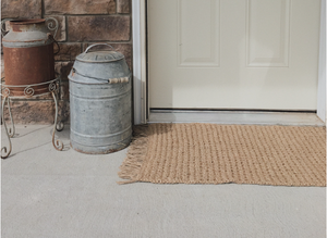 Hot New Handmade Water Jacinth Jute Paillassons Taille personnalisable Couleur Meubles de salon avec un design unique Tapis de sol pour la maison - Product Image 4