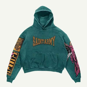 2025 Designer hommes surdimensionné pull à capuche sweat tissu doux multicolore patch sweat à capuche rue à capuche avec broderie 3D - Product Image 1