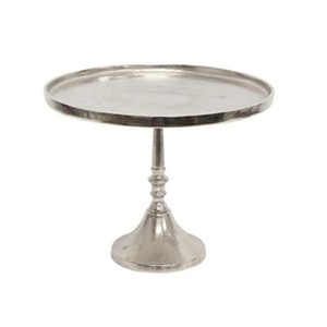 Présentoir à gâteaux en métal aluminium rond martelé Présentoir à cupcakes de luxe décoratif à 2 niveaux avec anneau - Product Image 6