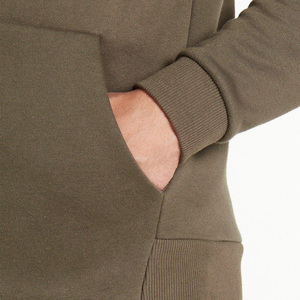 Sweats à capuche zippés personnalisés de haute qualité pour hommes, avec logo/impression, couleurs unies confortables et respirantes, collection 2026 - Product Image 4