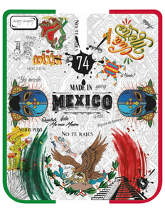 Capa de Barbería con la Bandera de México - Capa de Corte de Pelo Profesional Impermeable con Cierre de Broche Ajustable - Capa para Cortar el Cabello - Product Image 3