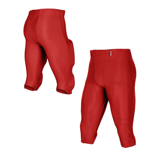 Pantalons de football américain en tissu uni et à séchage rapide, longueur genou, personnalisables avec étiquette privée - Product Image 1
