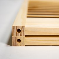 Porte à persiennes en bois massif moderne non finie, pliable, pour salle de bain, chambre, villa