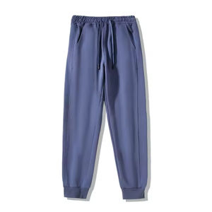 กางเกงสเวตเตอร์ผู้ชายผ้าฝ้ายเนื้อนุ่มระบายอากาศได้ใส่สบายดีไซน์ปะติดแบบปะติดสไตล์สตรีทแฟชั่น - Product Image 3