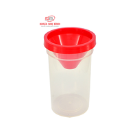 Organiseurs de bureau en plastique transparent, porte-stylos en forme d'entonnoir, multi-usages, pour l'école et le bureau, fabricant OEM/ODM de plastique au Vietnam, Nhi Binh