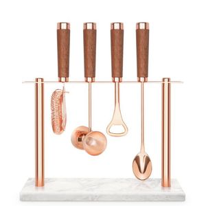 Ensemble d'outils de bar polyvalents, écologiques et modernes en acier inoxydable, multi-usages pour la préparation de boissons à la maison et lors de fêtes - Product Image 3