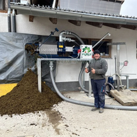 Machine à engrais biologique à base de fumier de vache largement exportée, séparateur solide-liquide pour fumier de porc et de vache, machine de déshydratation du fumier