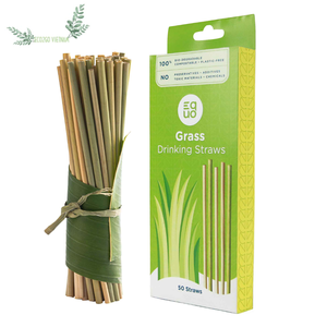 Pailles d'herbe naturelle biodégradables Vietnam/Pailles à boire en herbe de haute qualité et à bon prix par Eco2go Vietnam - Product Image 1