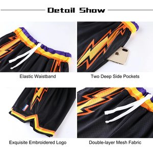 Pantalones Cortos Deportivos de Malla para Hombre 2026, Logotipo Personalizado de Alta Calidad, Pantalones Cortos Deportivos de Talla Grande para Hombre, Pantalones Cortos de Moda Urbana para Hombre con Logotipo Personalizado - Product Image 6