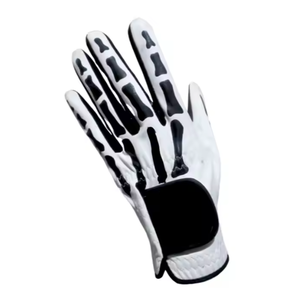 Guantes de golf de cuero genuino Cabretta impresos con logotipo personalizado de alta calidad para adultos Uso deportivo de PU transpirable para hombres y mujeres - Product Image 2
