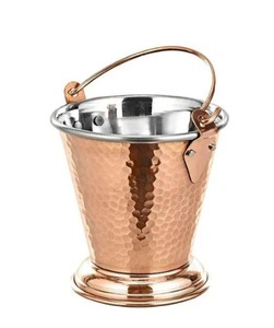 Vente d'usine à prix réduit, seau en cuivre et en acier, seau en métal, seau en cuivre et en acier, conteneur en acier et en cuivre - Product Image 1