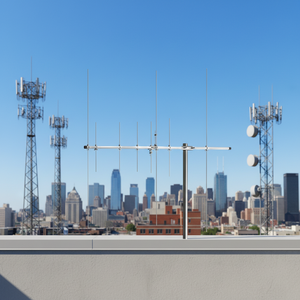 אנטנת יאגי כפולה לטווח חיצוני 144/430 מגהרץ 9dBi VHF 144-146 מגהרץ 3 אלמנטים UHF430-440 מגהרץ 5 אלמנטים Huahong - Product Image 1