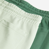 Shorts de sport respirants en molleton 100 % coton pour hommes, avec logo personnalisé, style urbain, couleur unie, décontractés, pour l'entraînement, athlétiques, taille élastique