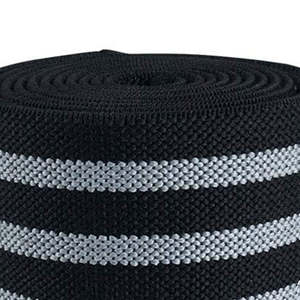 Logotipo personalizado Gimnasio Levantamiento de pesas Codo Envolturas de soporte Neopreno Correas de muñeca ajustables y rodilleras Para la venta Rodillera Envoltura - Product Image 5