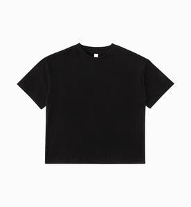 Venta al por mayor de alta calidad de la moda de encargo de la camiseta Drop Shoulder High Street Heavy 280g 100% Camiseta de algodón para los hombres - Product Image 3